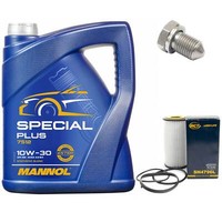 MotoröL Filter Set 10W-30 5 Liter + ÖLablassschraube FüR Audi A3 A4 VW Passat