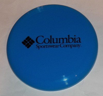 Columbia Sportswear Company Blue Frisbee Flying Disc Toy Novelty Collectible