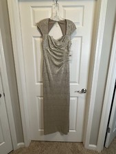 NWT Ralph Lauren Gold Evening Gown Dress 6