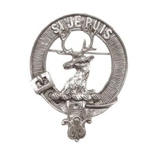 Art Pewter Clan Crest Badge Starting Mac or Mc  Clan Crest Gifts