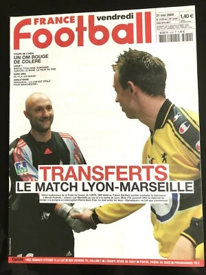 FRANCE FOOTBALL 21/05/2004; Transfert le match Lyon-Marseille/ Ferguson - Photo 1/2