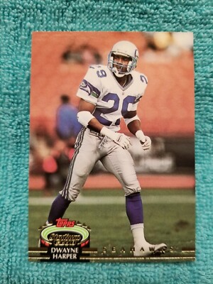 1992 TOPPS STADIUM CLUB DWAYNE HARPER #537 SEATTLE SEAHAWKS | eBay