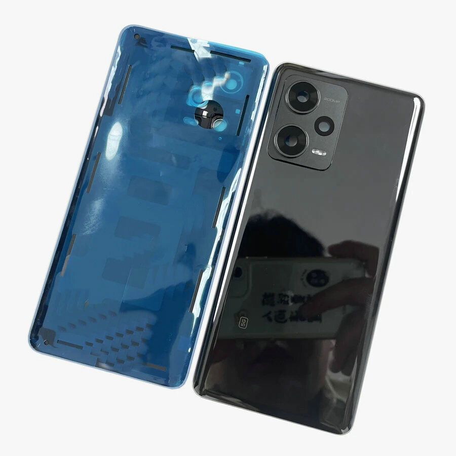 Vitre Arrière + Cache Batterie Pour Xiaomi Note 12 Pro - Noir, Neuf, Remplacement