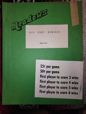 BigFoot Bonkers Arcade Manual BB-1 Meadows image