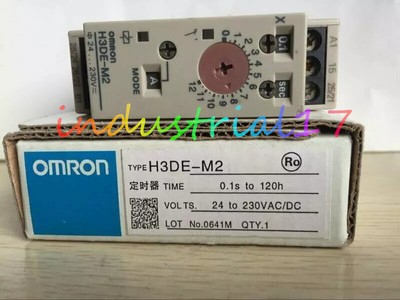 1pcs Brand New Omron H3DE-M2 Time Relay Timer H3DEM2 Expedited Shipping