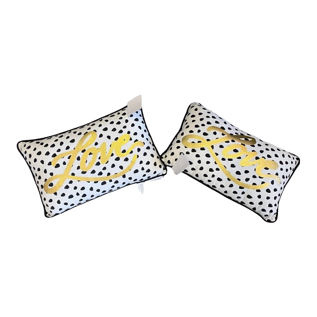 Polka Dot Rectangle Contemporary Home Décor Pillows