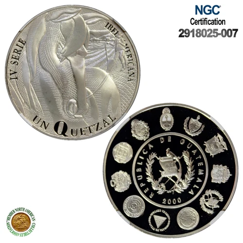 2000 Guatemala S1Q Man and his Horse NGC PF 69 UCAM