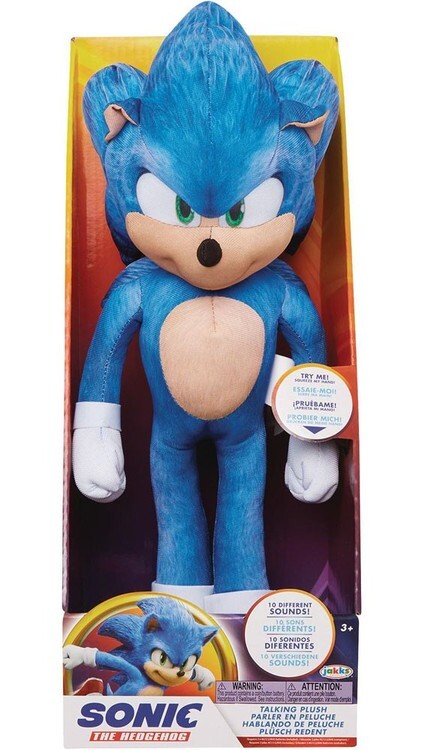 JAKKS Pacific Sonic the Hedgehog 13 in Talking Plush | eBay
