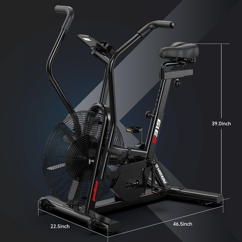 Fitness Fan Bike Exercise Bike Stationary Bike Indoor/Outdoor Cycling Home Gym - Picture 6 of 19