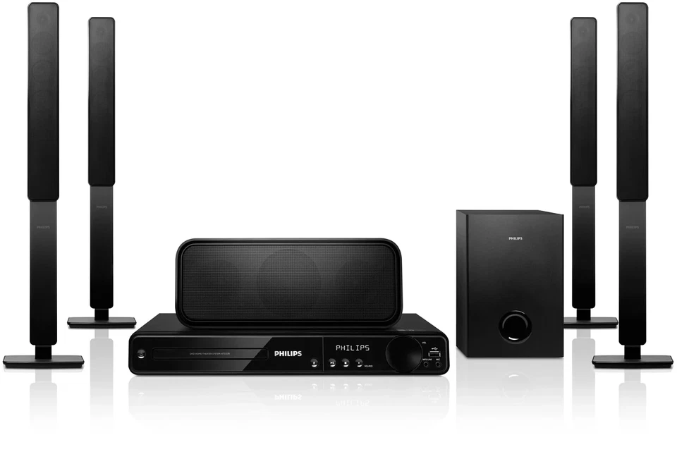 Philips DVD Home Theater System HTS3373 1000W mit Radio FM. Brandneu. Verpackt - Bild 3 von 4