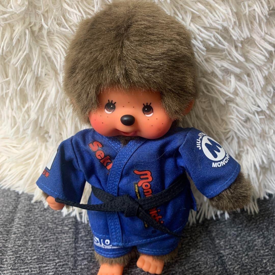 Monchhichi Judo Sekiguchi Plush Rare Japan Blue | eBay