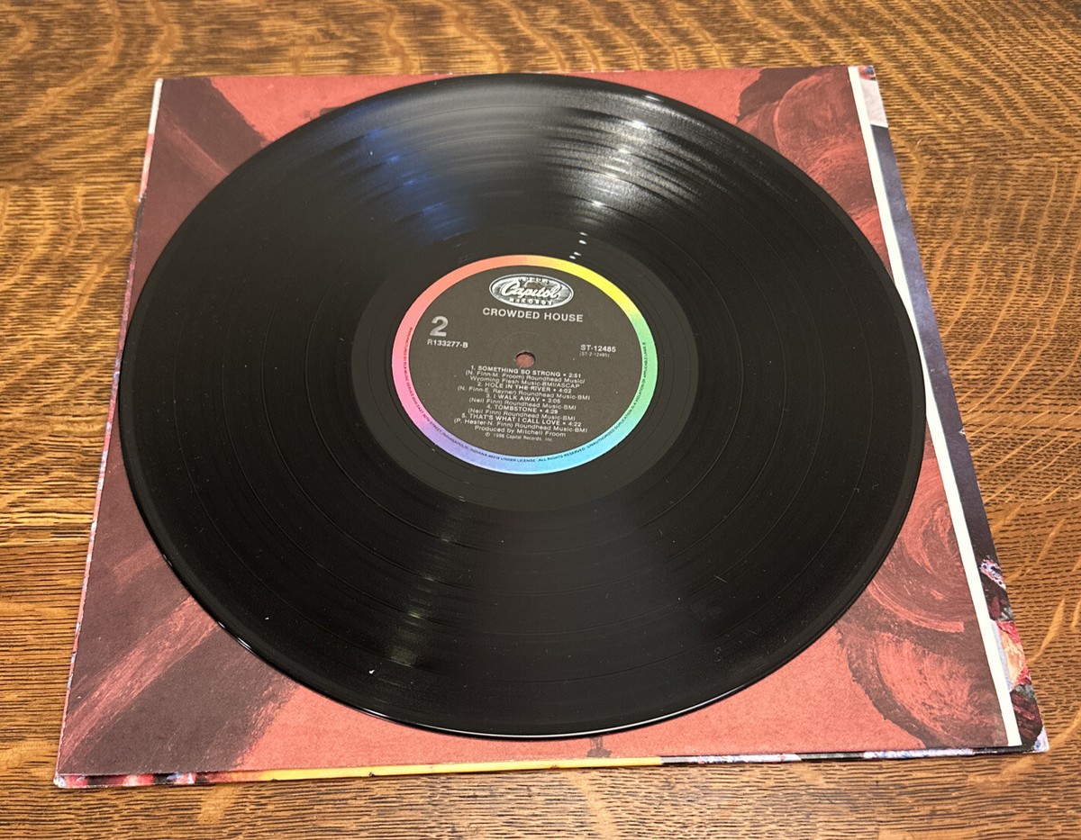 Crowded House ~Self Titled Debut LP ~1986 Capitol Records ST-12485 