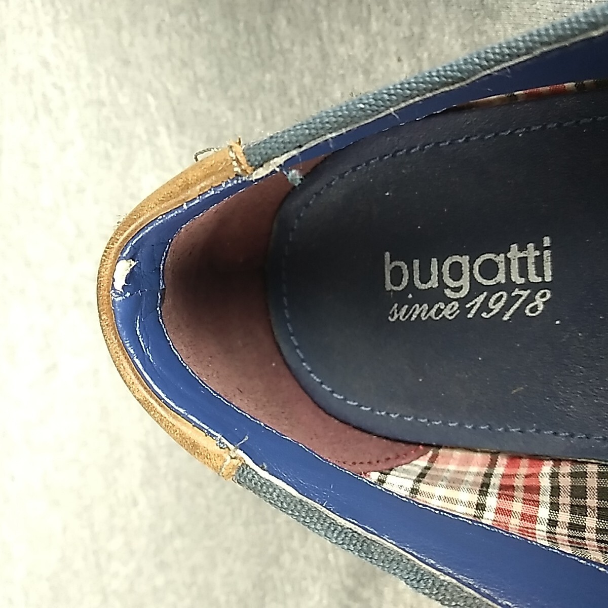 Bugatti Oxfords Mens Gray Suede Leather Shoes EU 41 Smart Casual 