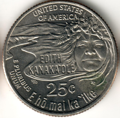 USA - 2023P - Washington ¼ Dollar - Edith Kanaka'ole - #9517