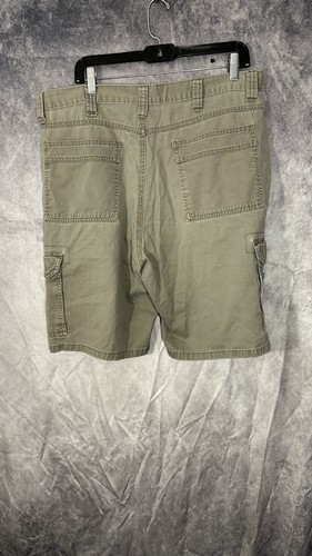 wrangler cargo shorts Men’s Size 36 Beige Cotton Washwear - Picture 3 of 10