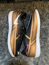 Nike Phantom GT2 Academy IC Indoor Black Gold Soccer Cleats DR5963-810 Size 9