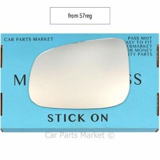 Left Wing door mirror glass