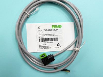   Murrelektronik Ventilstecker 7000-80031-2360200 Sensor-Aktor-Kabel #A