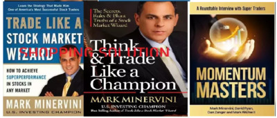3 BOOK IN SET THINK + STOCK MARKET WIZARD + MOMENTUM MASTER PAPERBACK