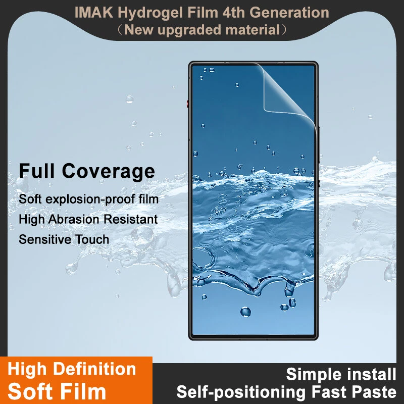 For ZTE nubia RedMagic 10 Air, imak Soft Hydrogel Film Front Screen Protector - Image 3 of 4