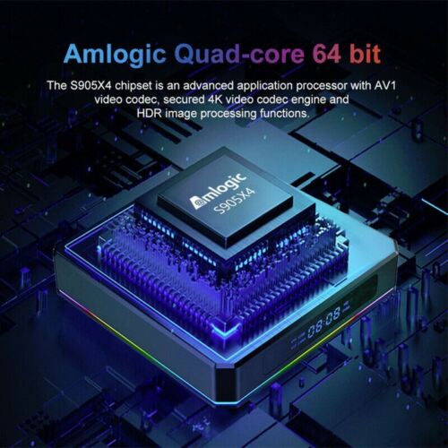 X96-X4 S905X4 Android 11.0 8K UHD 4GB/32GB Dual WIFI+1000M Bluetooth AV1 TV Box - Picture 6 of 14