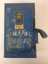 SQUARE D H361 SAFETY SWITCH 30 AMP 600VAC FUSIBLE 20 HP 3 PH