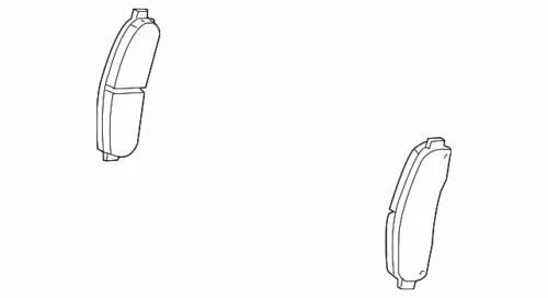 Pastillas de freno del panel delantero para Chevrolet Saturn HHR Ion 2004-2010 (N/P 25894320)