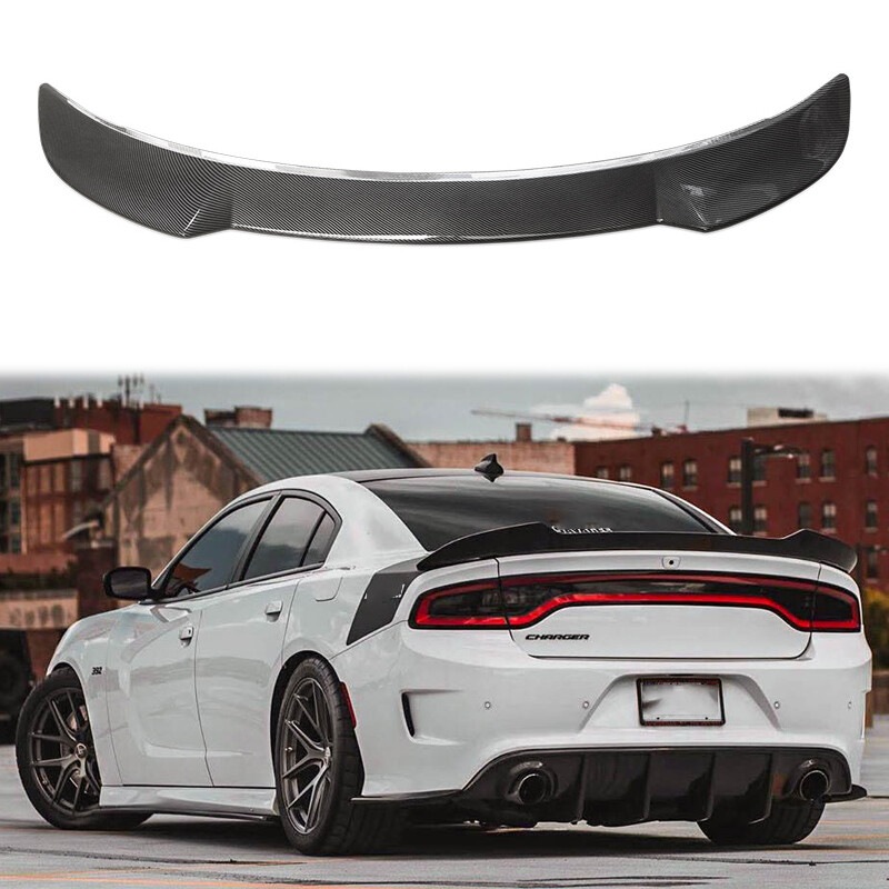For 20112022 Dodge Charger SRT/Hellcat Style Rear Spoiler Carbon Fiber