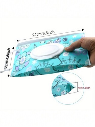 Portable Travel Reusable Wet Wipes Box Wipes Case Wipes Container Wet Wipes Bag - Picture 2 of 3