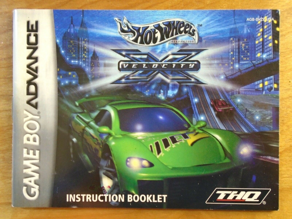 Hot Wheels: Velocity X / World Race Nintendo GameBoy Advance