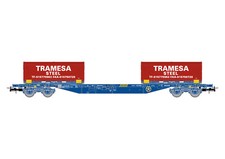 ELECTROTREN HE6044 RENFE, 4-axle container wagon MMC3, with 45