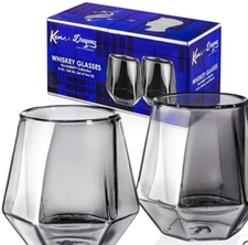 Ken X Dragon Glassware Whiskey Glasses The Barbie Collection *NEW* Set of Two