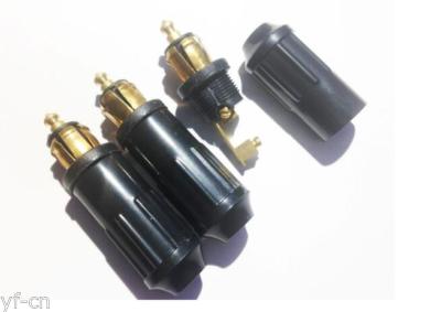 merit plug to cigarette socket 1pc Cigarette Lighter Socket Hella Merit Male Plug GSG-1H 12V-24V Black