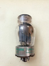 Tungsol 6550 NOS Hole Grey Plate Triple O getter Tested Excellent