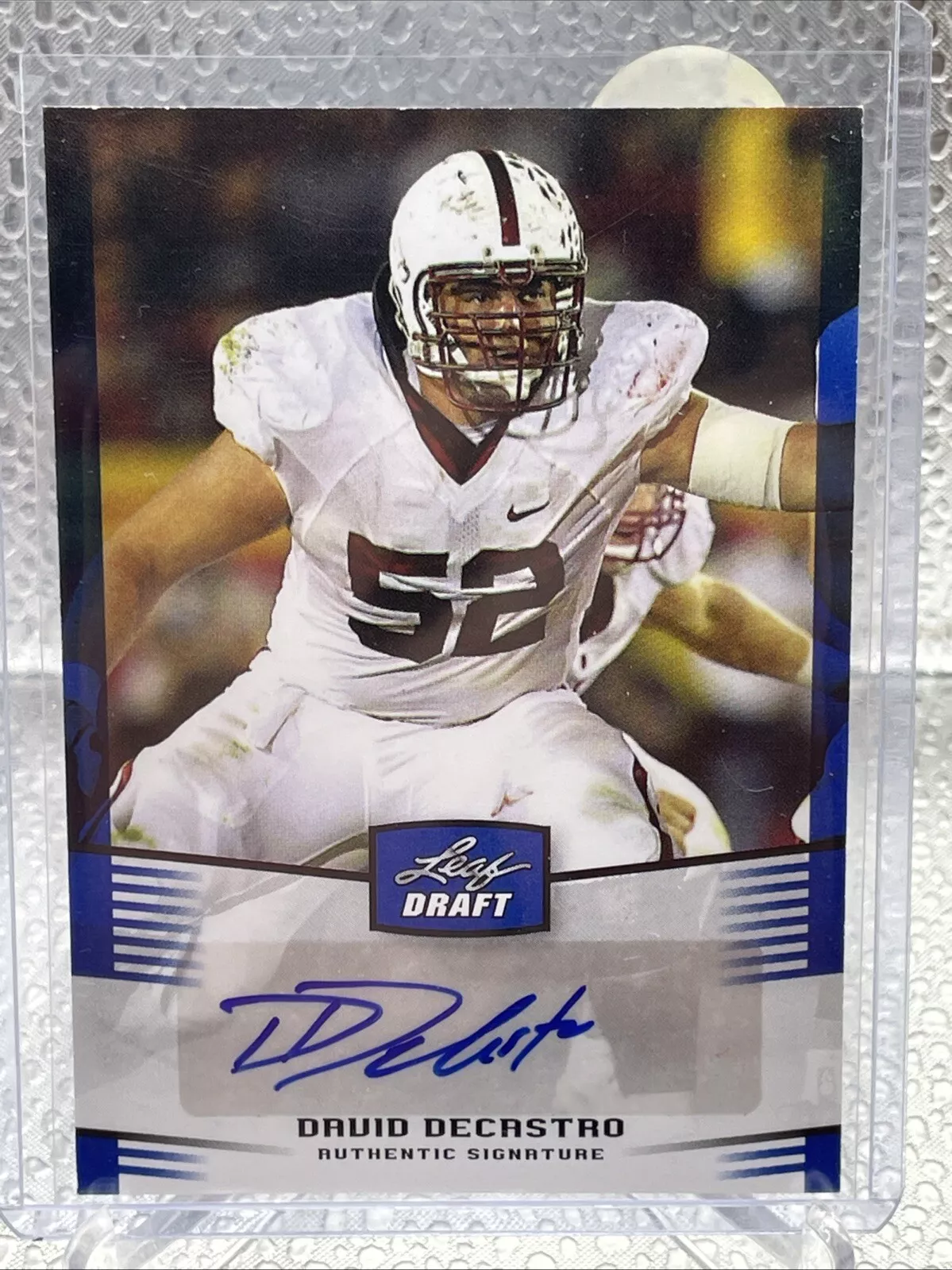 David Decastro trading card