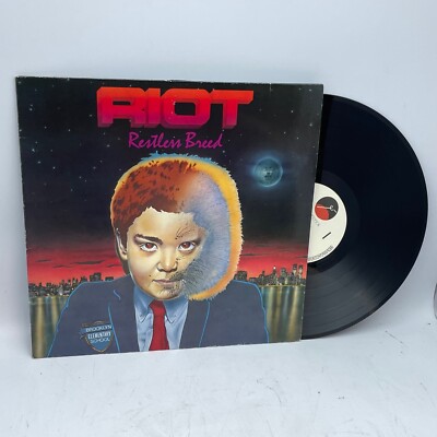Riot Restless Breed 1982 Original German Press Vinyl LP ELK 52 398 Heavy Metal
