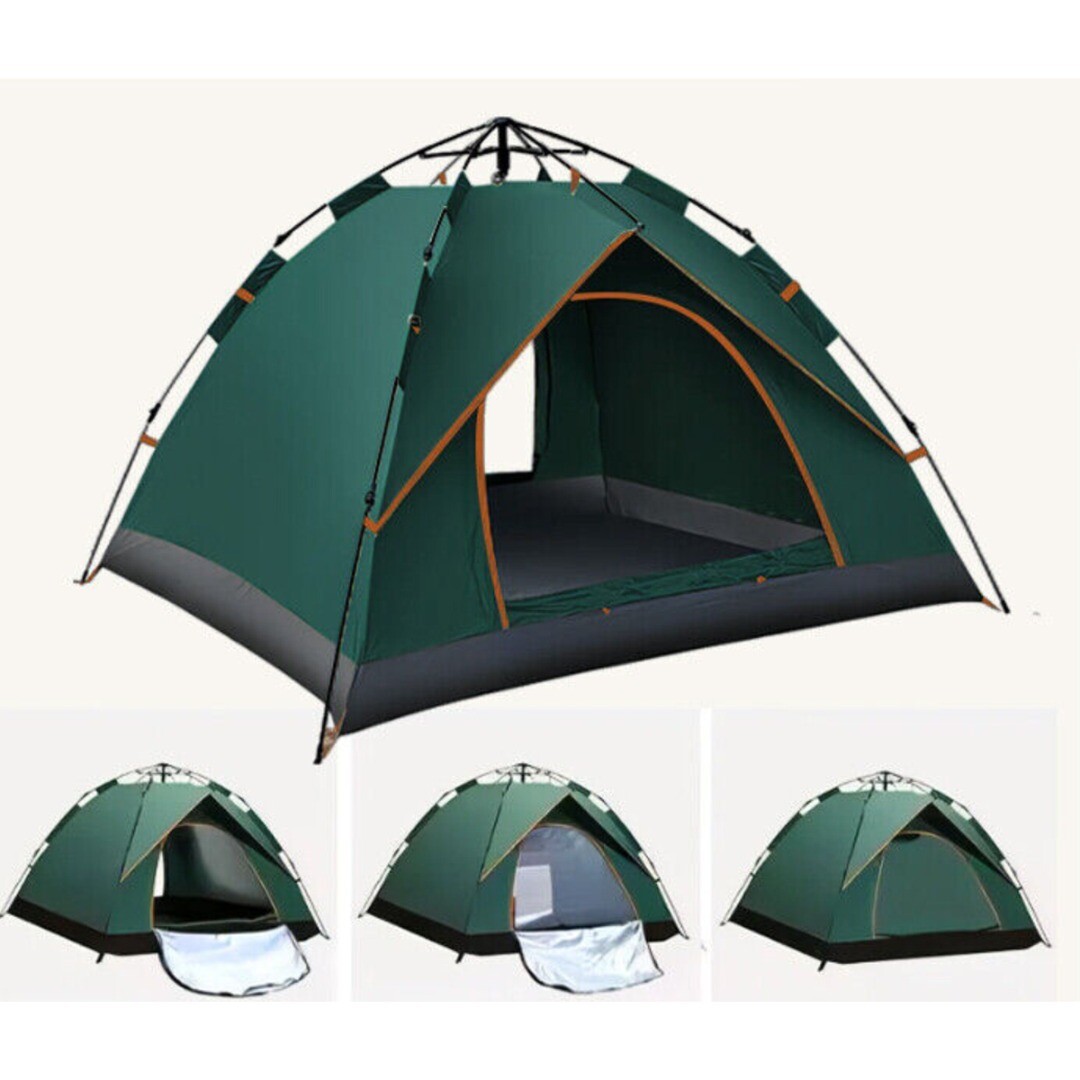 Double Layer Waterproof Instant Setup Tent Big Family Camping Tents