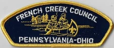 French Creek Council Pennsylvani-Ohio CSP YEL Bdr. [MX-11737]