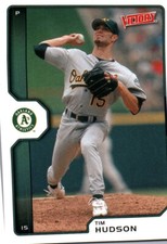 Tim Hudson P Athletics Upper Deck Victory Baseball Card #31 2002