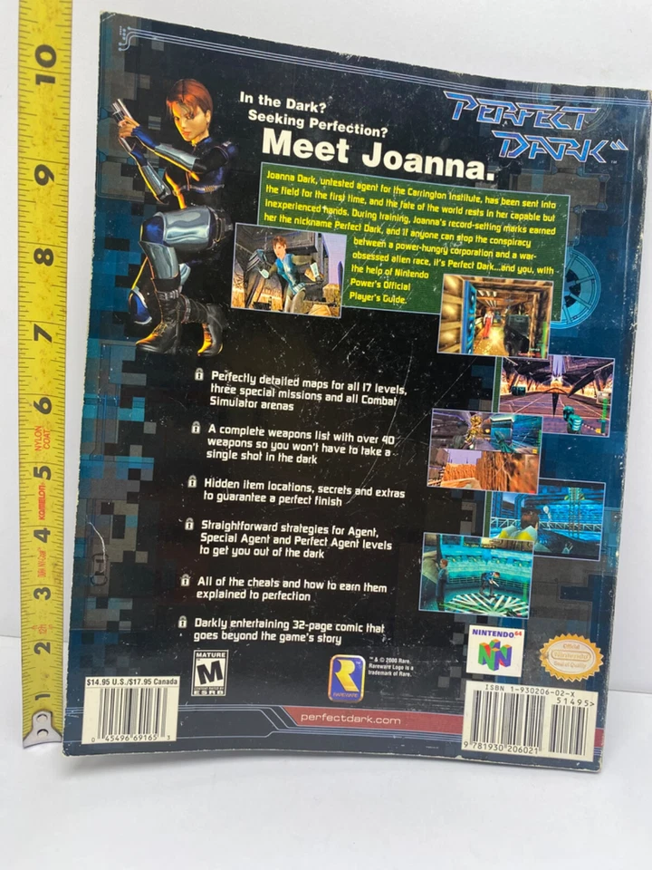 Vintage 2000 Perfect Dark Video Game Official Strategy Guide Nintendo 64 Book - Image 2 of 4