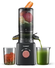 Juicer Machines, TUUMIIST Cold Press Juicer with 4.25'' Large Feed Chute Fit