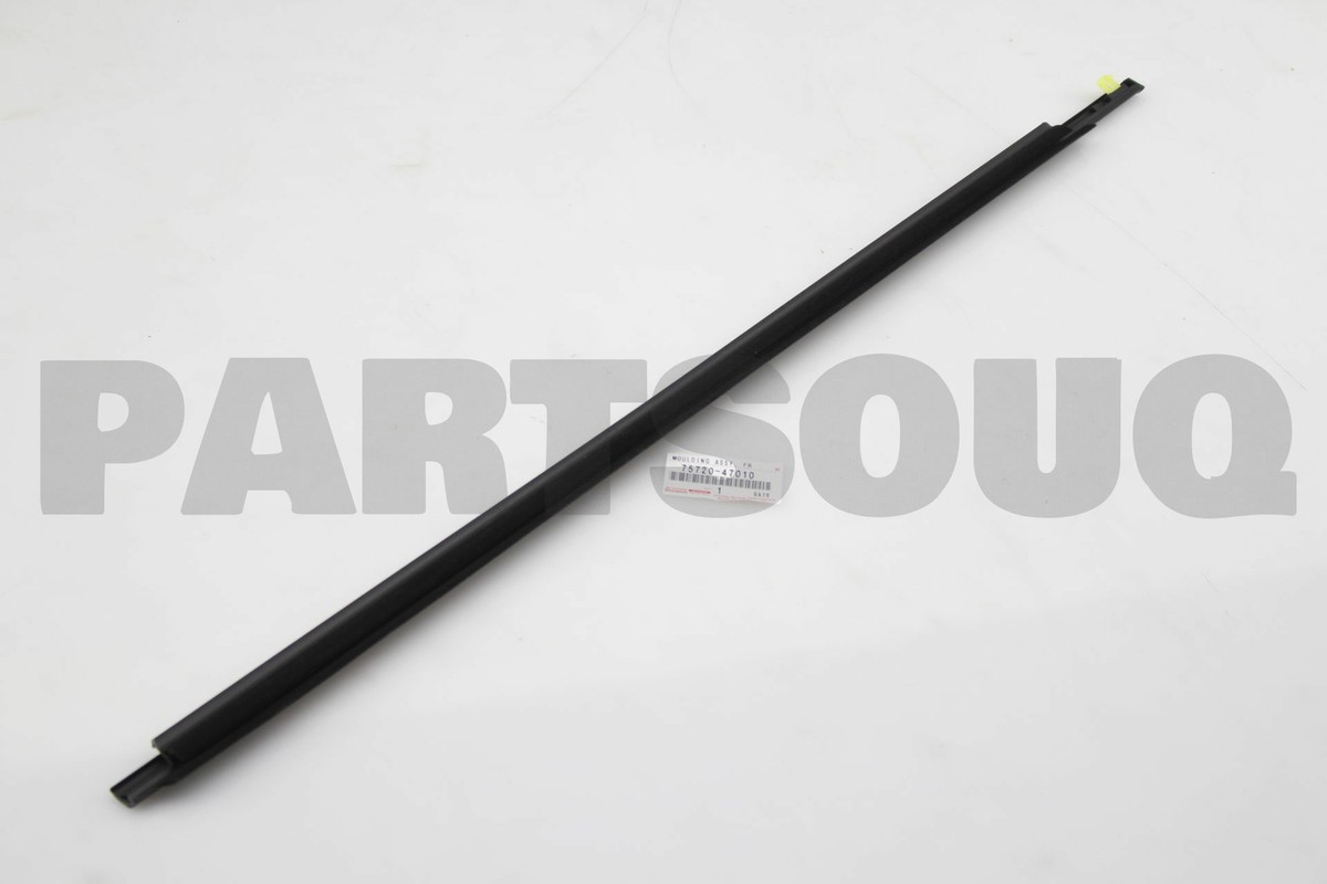 7572047010 Genuine Toyota MOULDING ASSY, FRONT DOOR BELT, LH 75720 