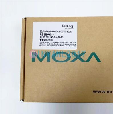 1PCS New MOXA IMC-21GA-SX-SC Gigabit Multimode Transceiver SC Interface
