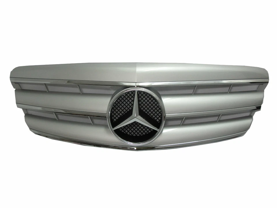 S-CLASS W221 2006-2009 PRE-FACELIFT Sedan 3FIN GRILLE Silver for Mercedes-Benz - image 2 of 4