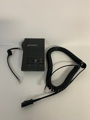 USED Plantronics Headsets M12 Vista Headset Amplifier 43596-24 W/ QD Cable