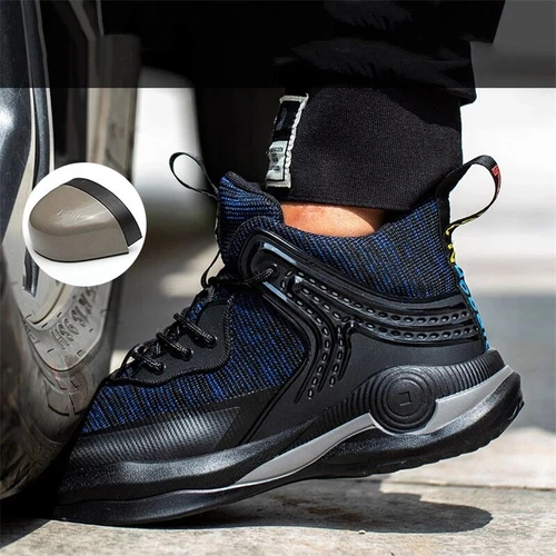 Sicherheitsschuhe Turnschuhe Herren Stahlkappe Arbeit Knöchel Wanderschuhe Große Größe 38-48 - Bild 6 von 20