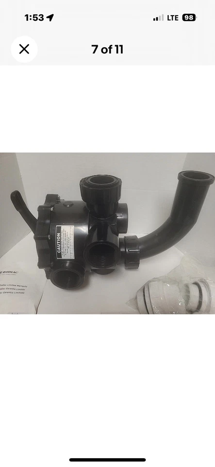 Jandy Zodiac A0553645 2" Side Mount Multiport Valve DEL Filter ONLY - Image 3 of 4
