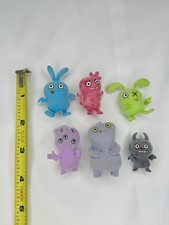 Ugly Dolls Mini Action Figures Flocked Fuzzy Toy Lot 2018 Hasbro  2