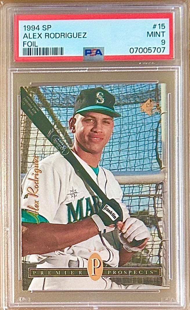 1994 SP Foil #15 ALEX RODRIGUEZ PSA 9 RC