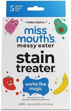 Miss Mouth&rsquo;s Messy Eater Fleckenbehandlungst&uuml;cher &ndash; 5er-Pack | Baby- & Neugeborenenflecken &ndash; UK